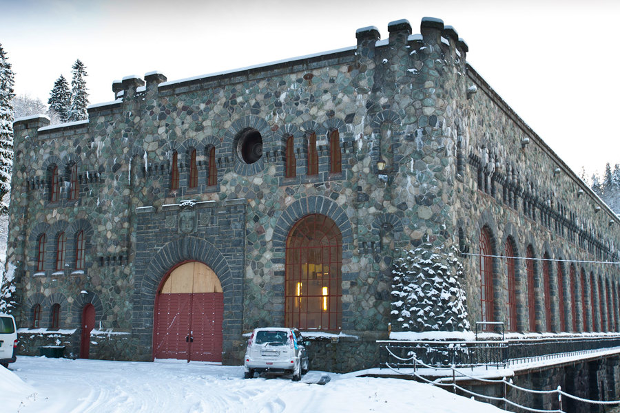 The building's facades are adorned with decorative elements