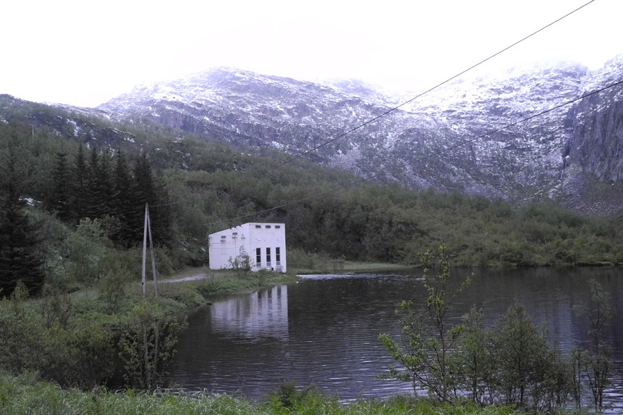 Neverdalsåga power plant from a distance