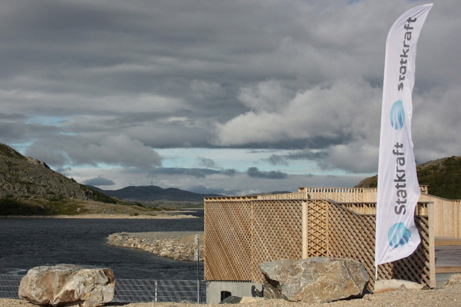 Downstream from Offervann power plant.