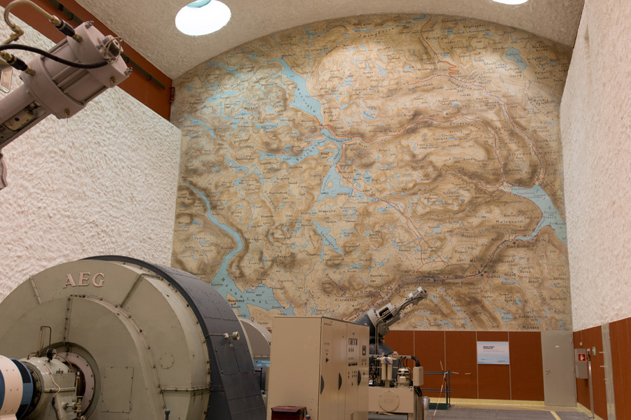 Machine room at Mår power plant