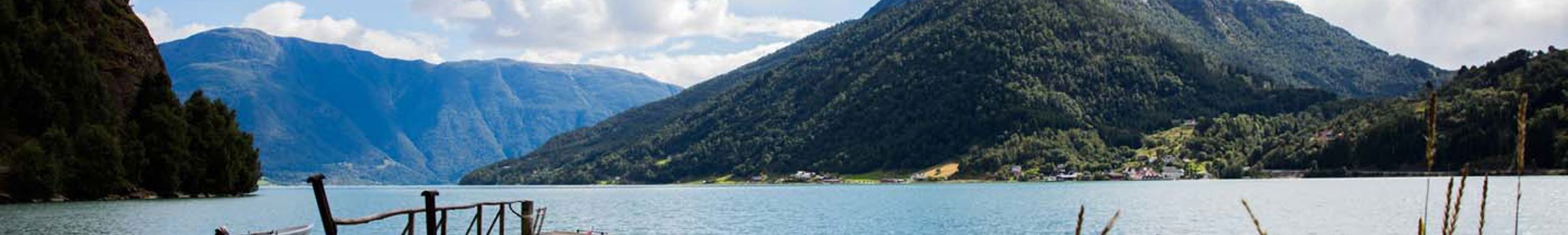 Mountains and lake